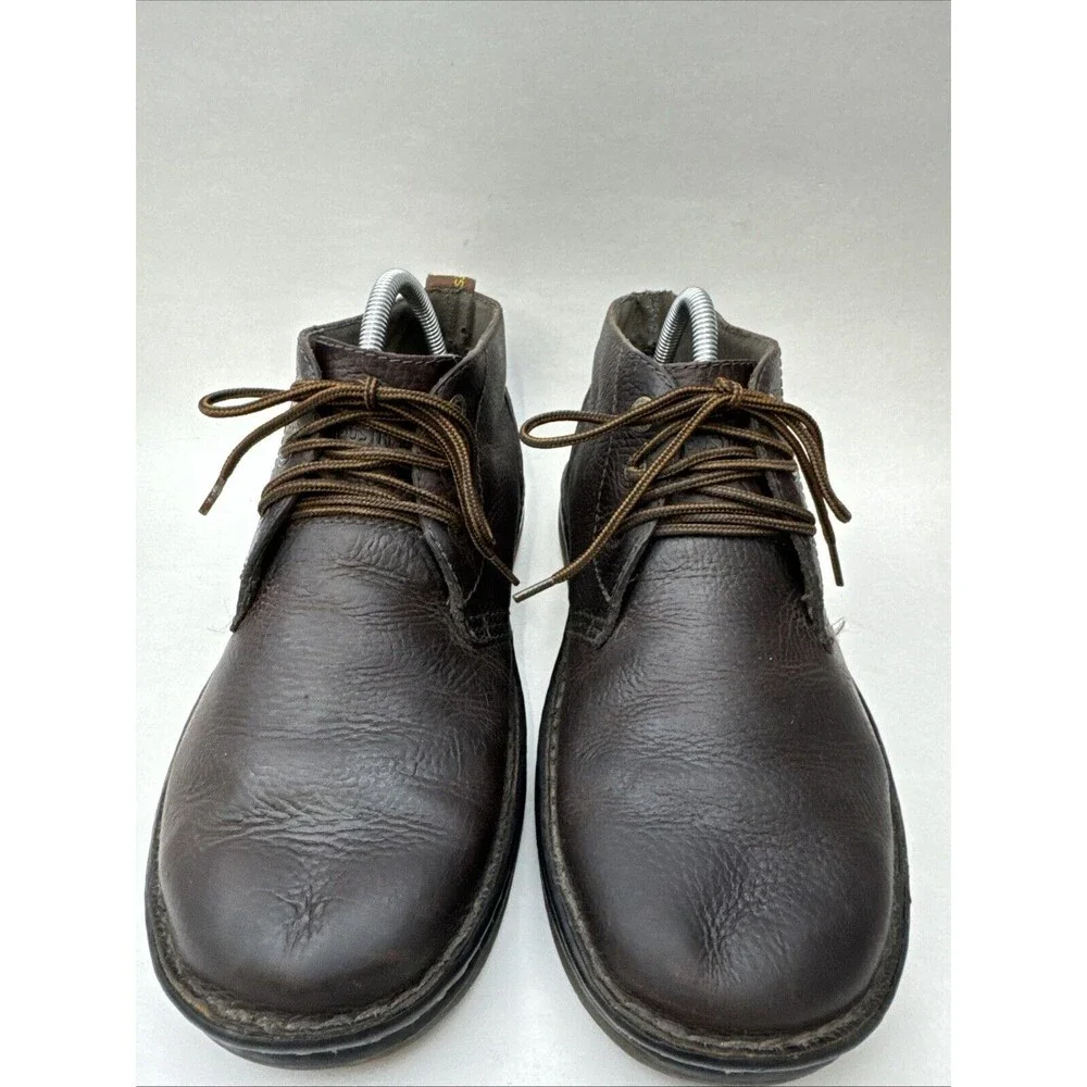 Dr. Martens Sussex Industrial Men's Sz 8M Brown Leather Work Boots Shoes.